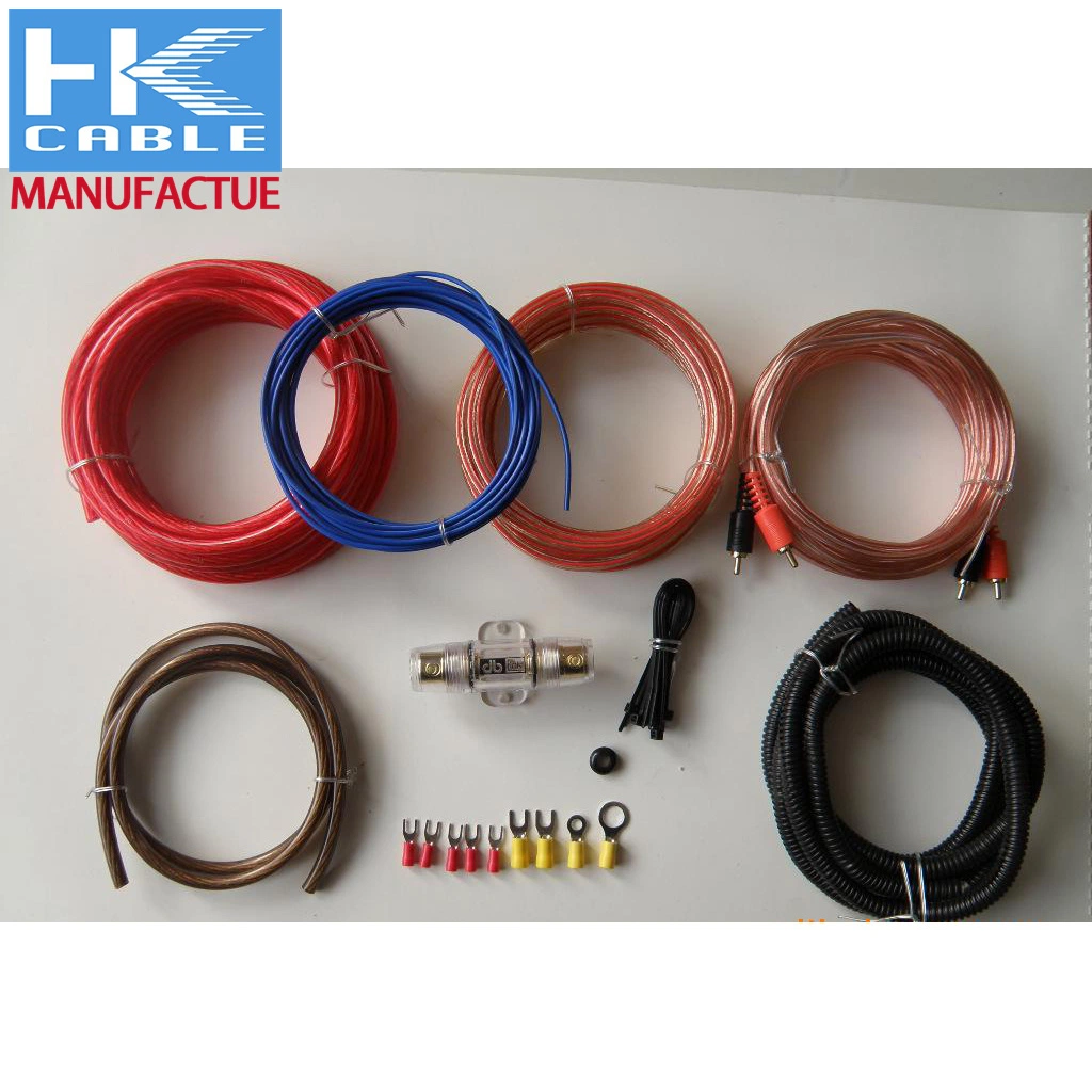 Car Amplifier Wiring Kits 10ga Amplifier Installation Kit Car Subwoofer Cable Set Pure Copper Wire China Made