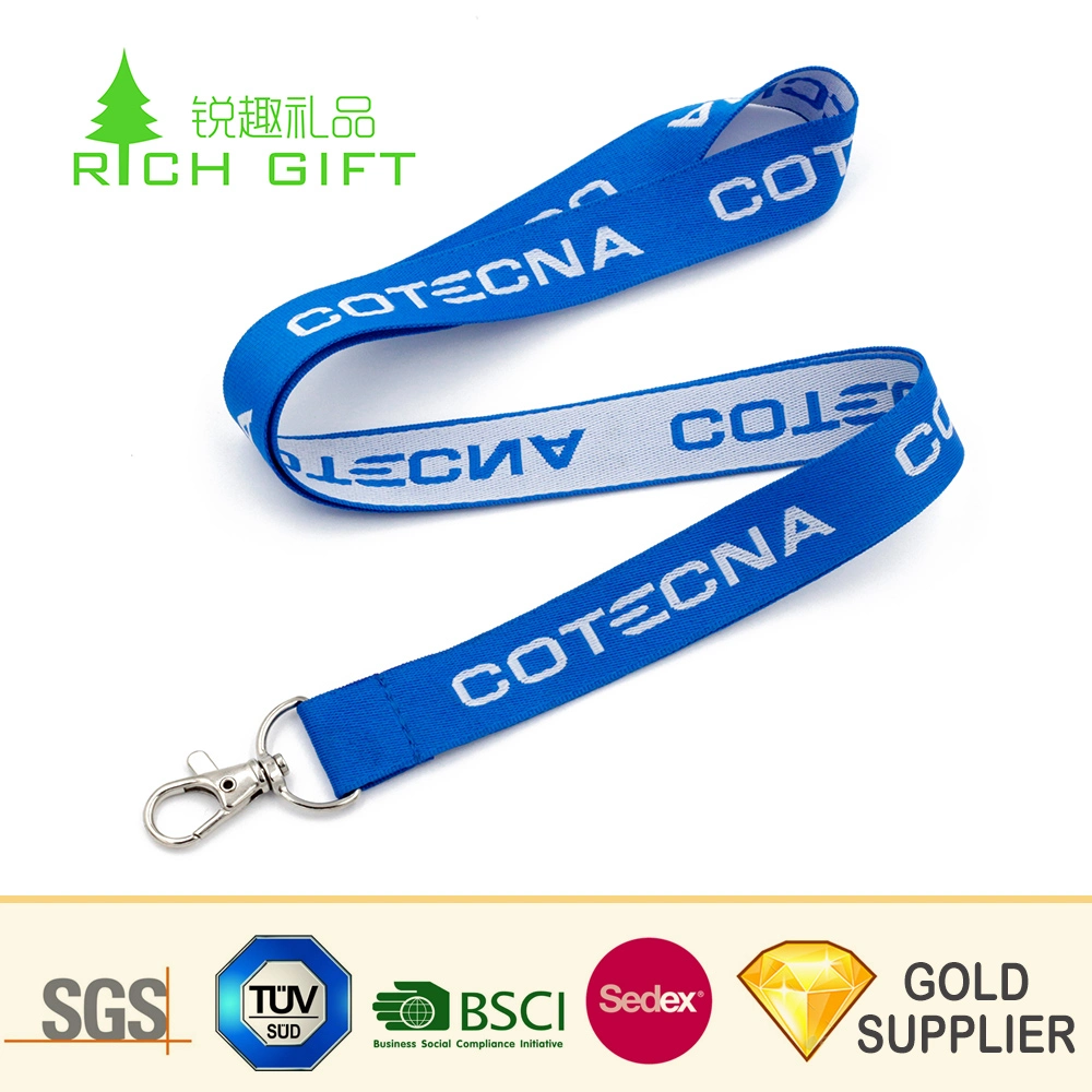 Factory Supply Custom Made Promotional Detachable Lanyard with Metal Hook No Minimum Order