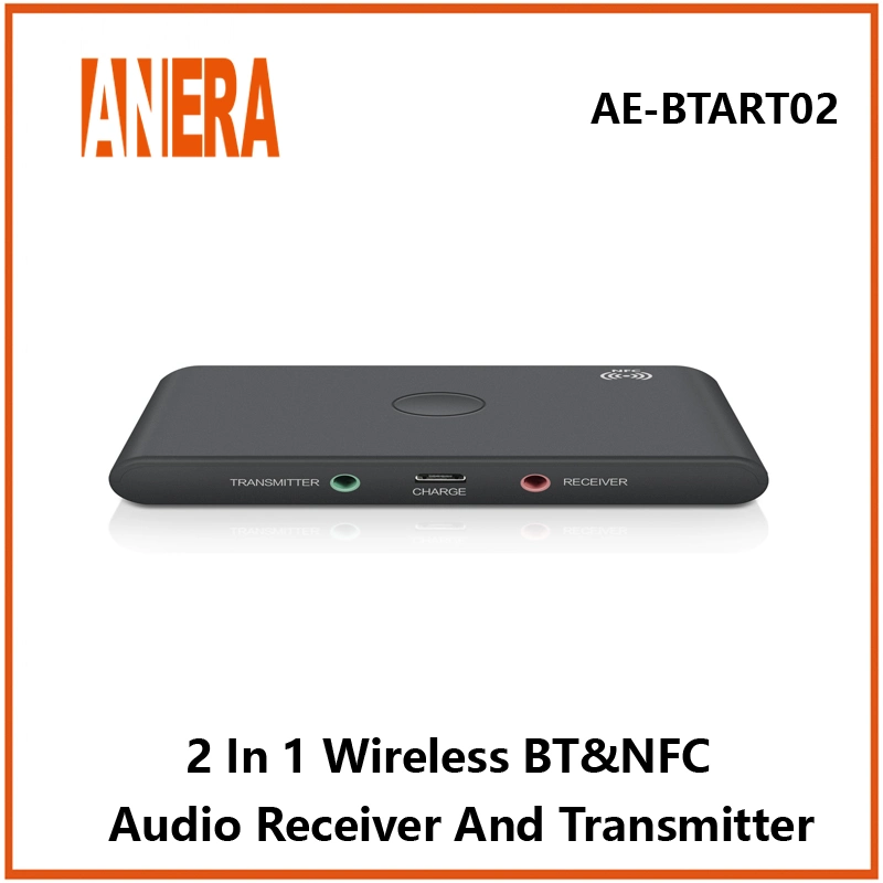 Anera NFC V5.1 Wireless Bluetooth Audio 2 in 1 Receiver/Transmitter Car Music Audio Bt Adapter for Car TV Earphone