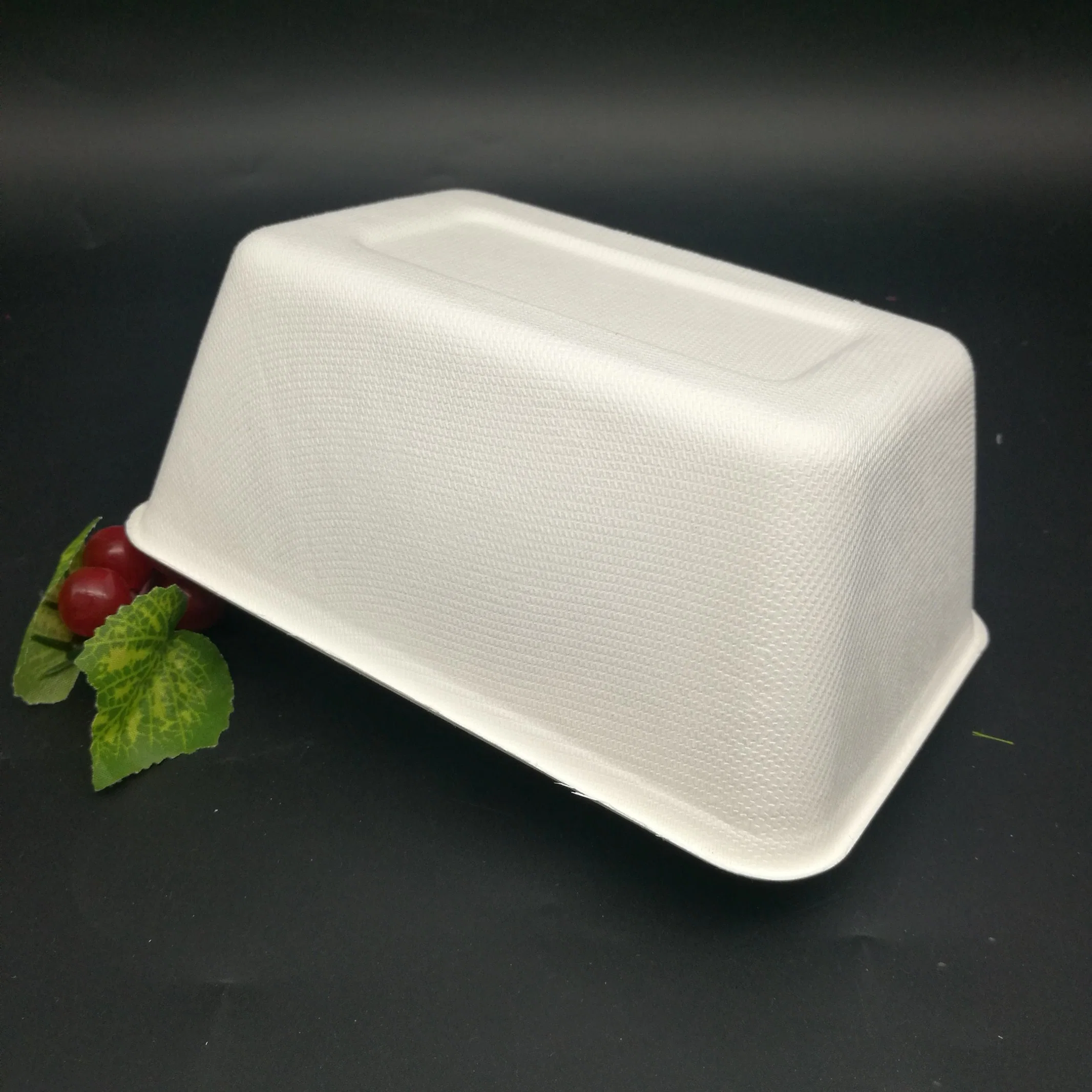 Biodegradable Compostable Paper Tableware Bagasse/500ml Sugarcane Food Box/Food Container