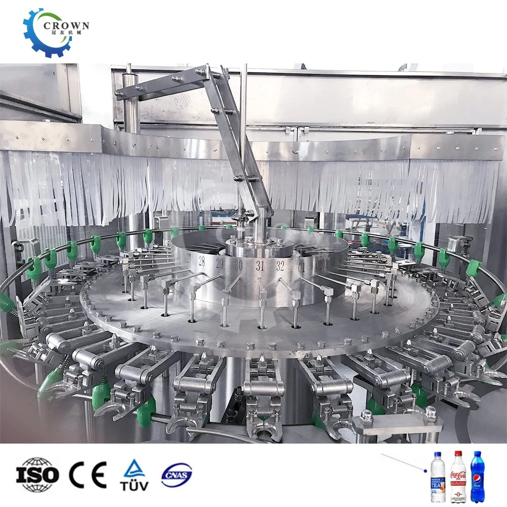 Automatic Soda Carbonated Beverage Soft Drinks Filling Capping Machine / Sparkling Water Filling Line