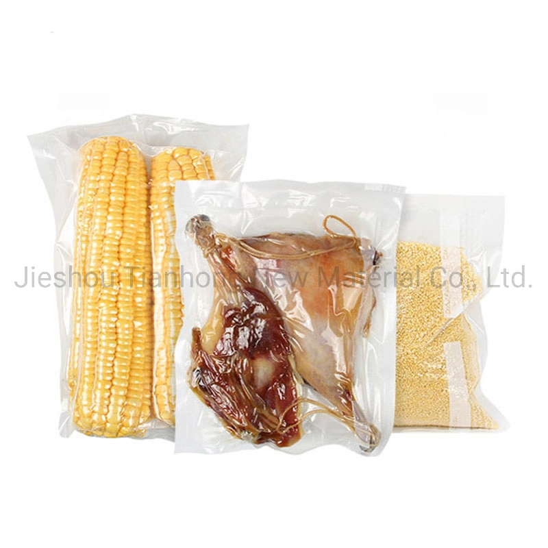 Nylon aluminio plástico bolsas de vacío bolsa de envasado de alimentos Retort Pouches Bolsas de nylon de vacío extrusión Bolsa de nylon rollo de película tubular vacío Película de embalaje