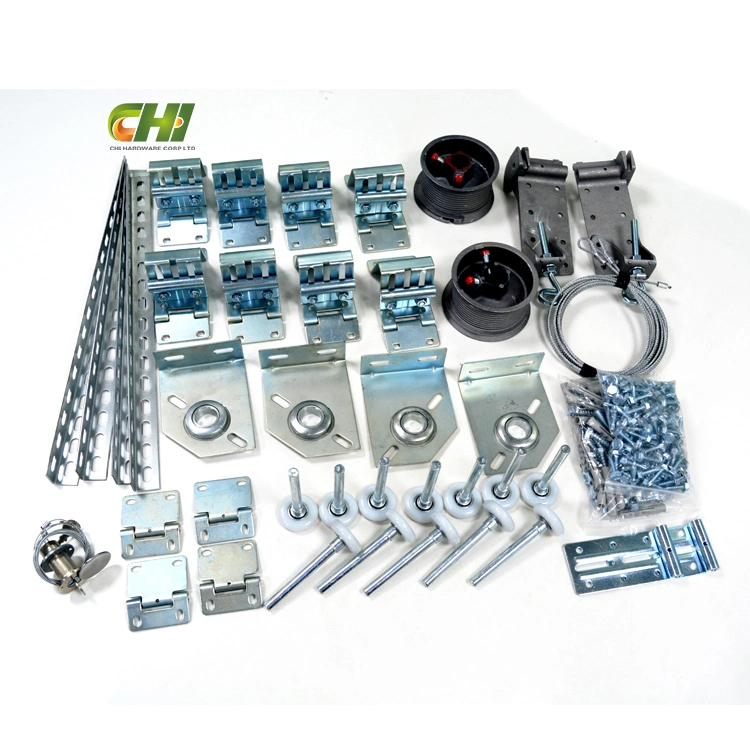 Kit complet d'isolation de porte de garage sectionnelle pour utilisation intensive conception polyrénageée Pièces de cadre en aluminium de porte de garage