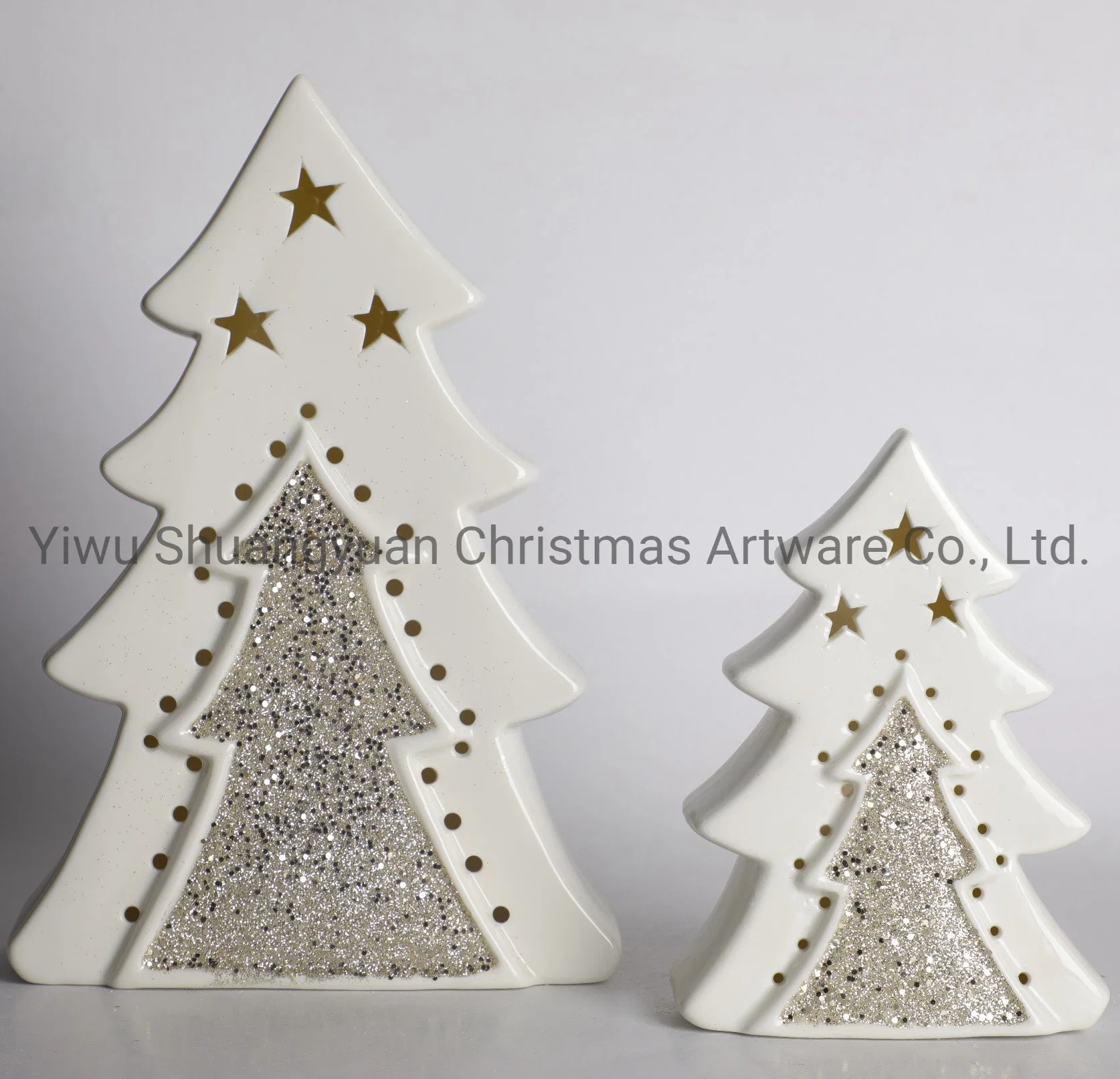 Cerámica de Navidad para fiesta de boda de vacaciones decoración suministros Ornament gancho Regalos de artesanía