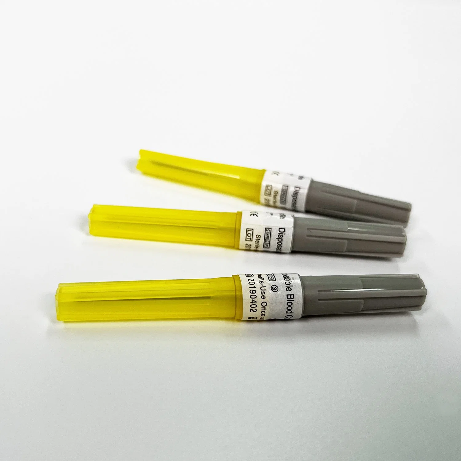 Consumíveis de colheita de sangue em plástico granulado agulha tubo de vácuo descartável com ISO