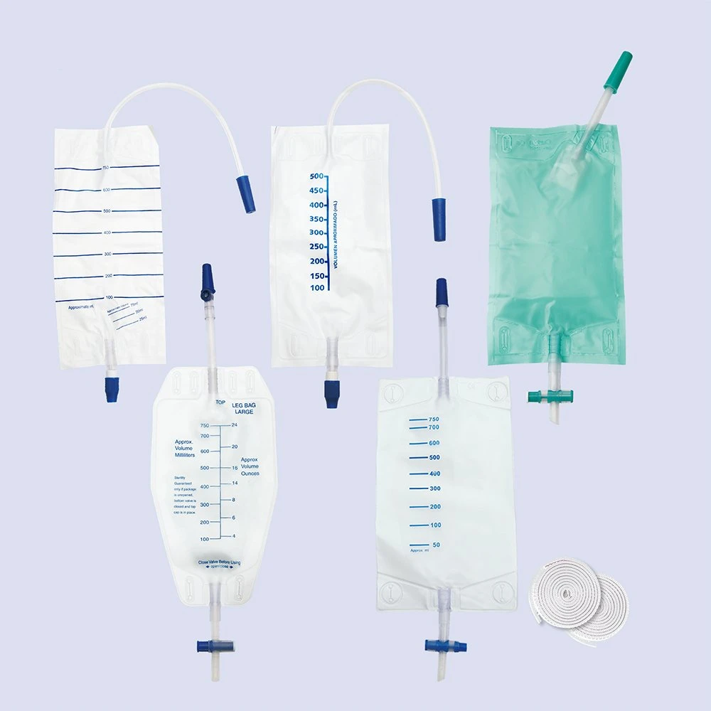 CE Certificated Disposable Medical Urine Drainage Bag 350/750/1000/2000ml