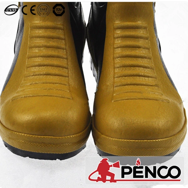 Penco Hot Selling Feuerbeständige Sicherheitsstiefel für die Brandbekämpfung