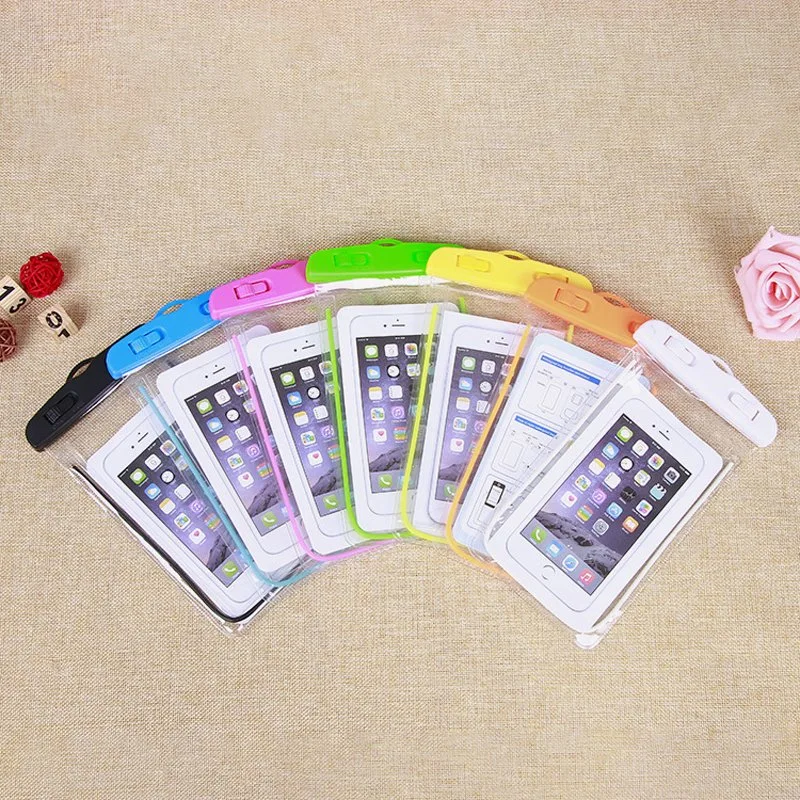Wholesale PVC Water Proof Transparent Phone Pouch for Mobile Phone Universal Phone Bag