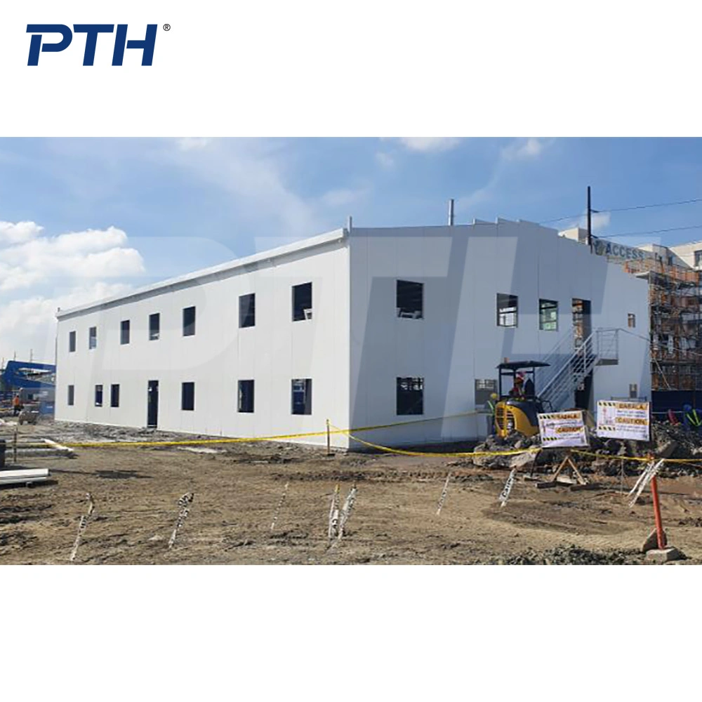 Pth Low Cost Beautiful and Durable Luxury Steel Structure Office Prefabricated Building with Good Quality