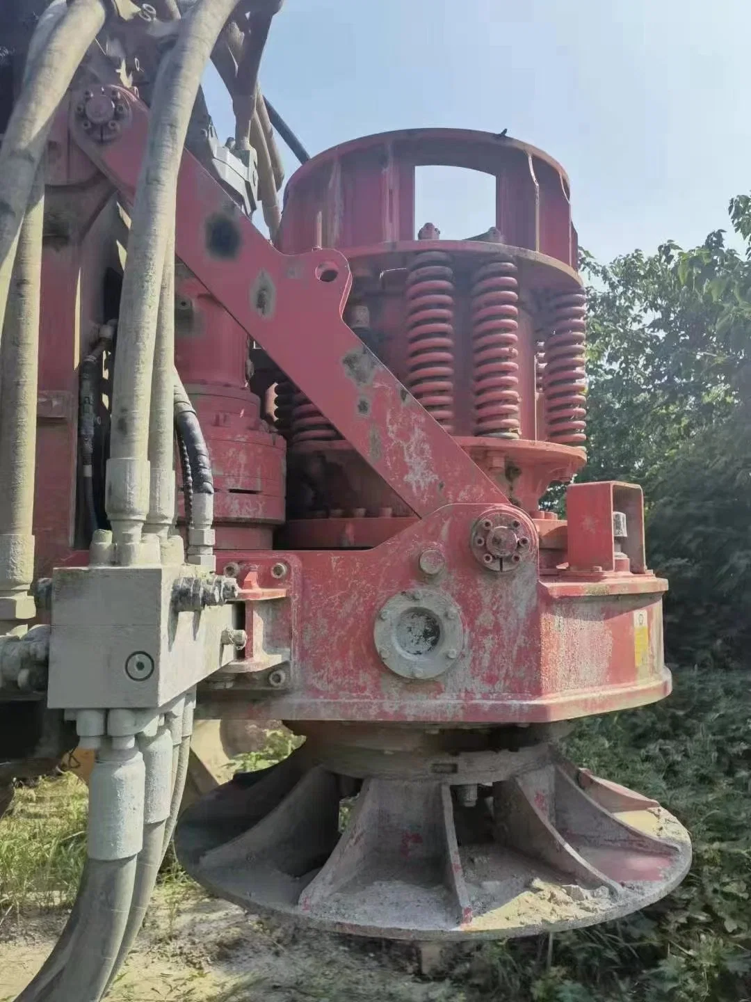 China Second Hand Heavy Duty Mining Used DTH Drill Rig Machine for Sale