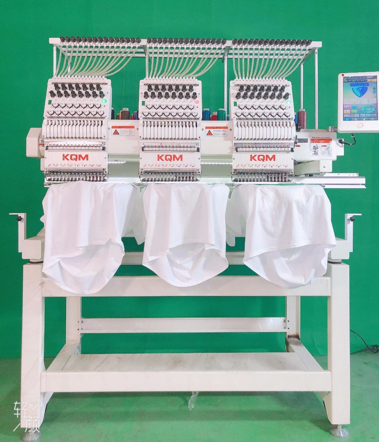 Barudan/Computerized/3 Head 12 Needles Curtain Embroidery Machine with Price Spare Parts for Hat/Cap/T-Shirt/Cloth/Garment in China