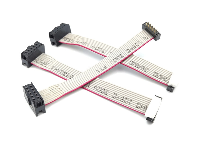 2.0 Pitch Male to 2.54 Pitch Female Red and White 2X5 Double Row Lines Customized by The Manufacturer