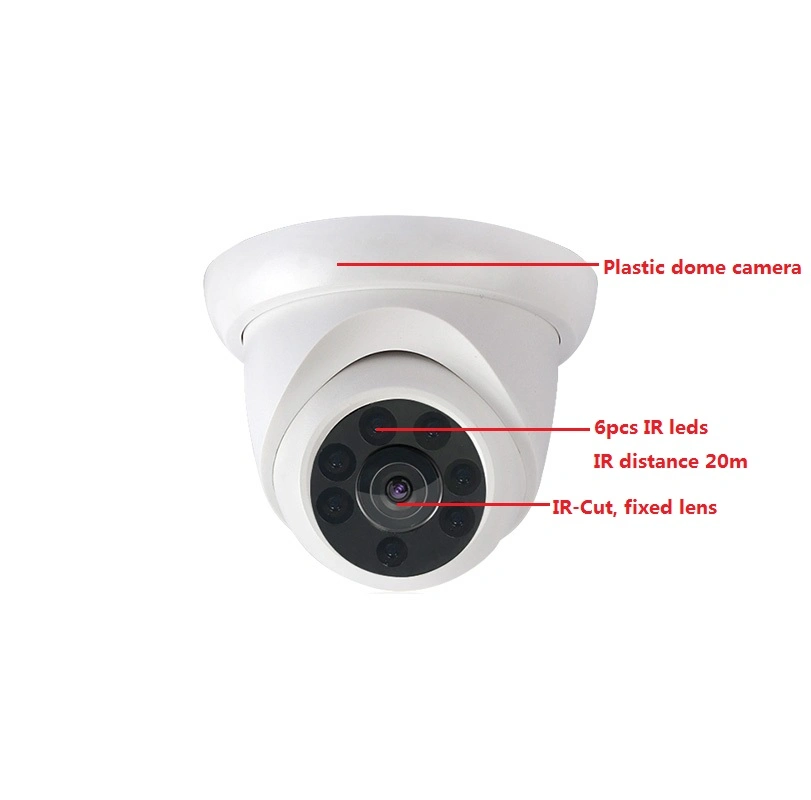 Fsan Outdoor 5.0/4.0MP IR Fixed Dome IP Camera with Humanoid Capture Detection Function