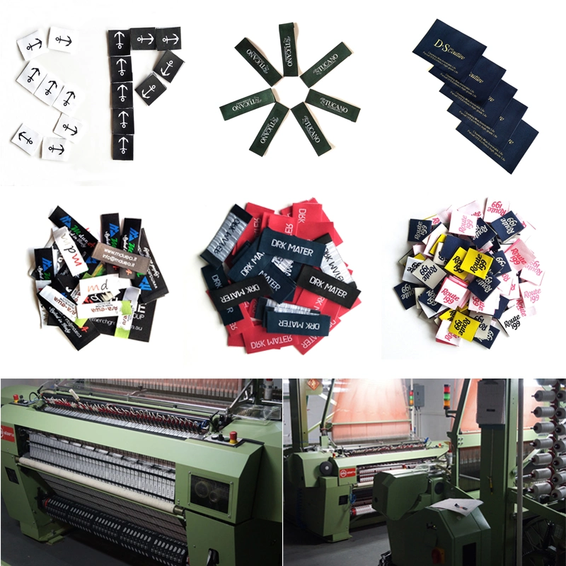 High Density Professional Custom Woven Label for Clothing/Shoes/Bags in Guangzhou