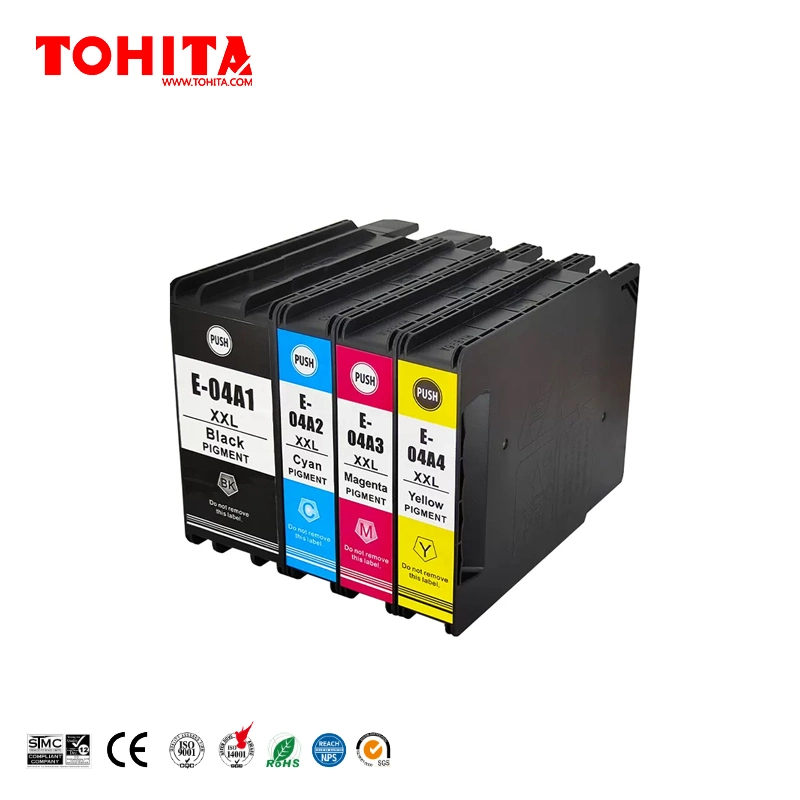 Ink Cartridge T04A1 T04A2 T04A3 T04A4 C13t04A140 C13t04A240 C13t04A340 C13t04A440 for Epson Wf-C8190 8690 8100 8190 Tohita