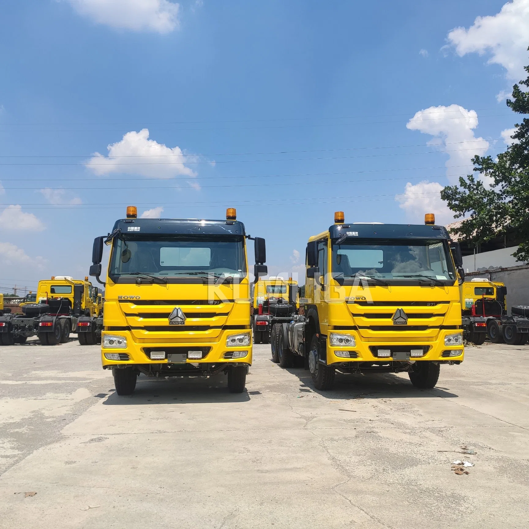 Novo Sinotruck Usado 10 Rodas 6X4 371HP 400HP 430 Prime Mover HOWO Trator Trailer Cabeça Caminhão Trator Preço.