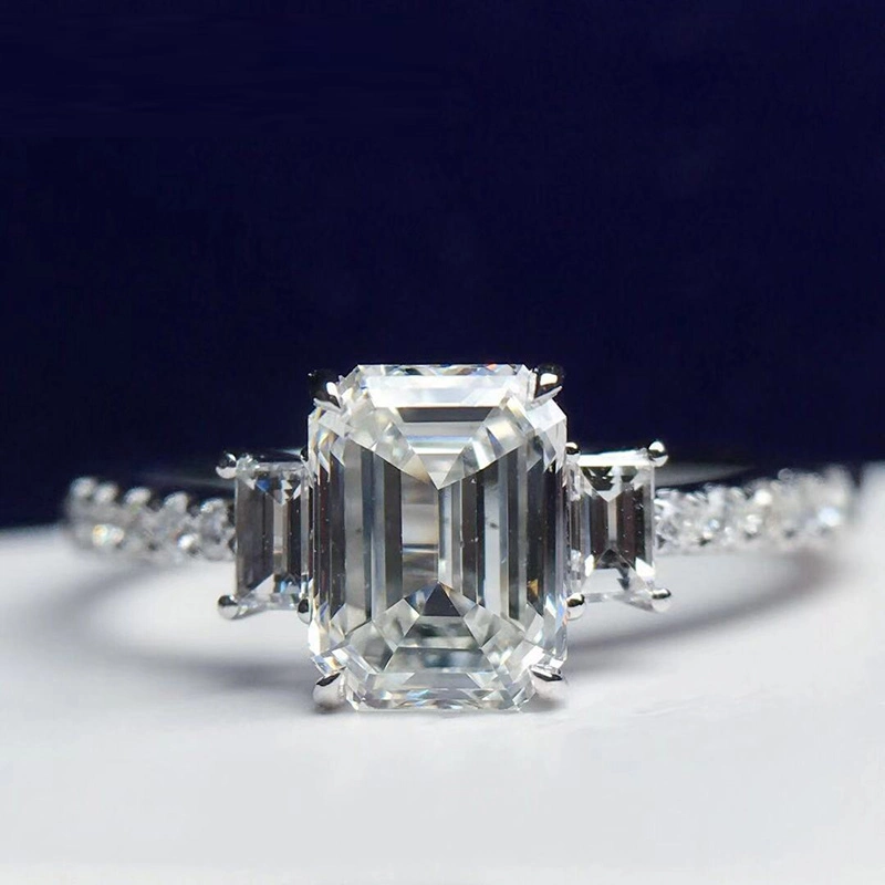 Ruyue Jewelry Lab Grown Diamond Igi/Gia Design Customize 18K 14K 10K Gold Silver Proposal Rings Fashion Ring Custom Jewelry