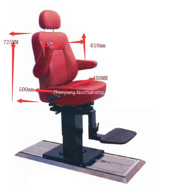 Marine Helmsman Seat /Captain Chair/Marine Helm Seats/Marine Driver's Seat/Boat Driving Chair/Yacht Driving Chair with Rail