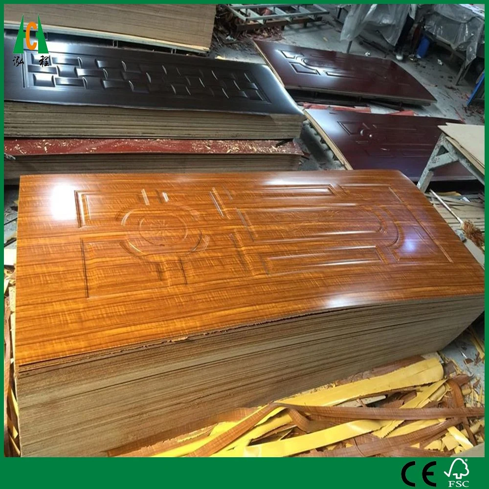 High Density Melamine HDF Door Skin Wooden Door