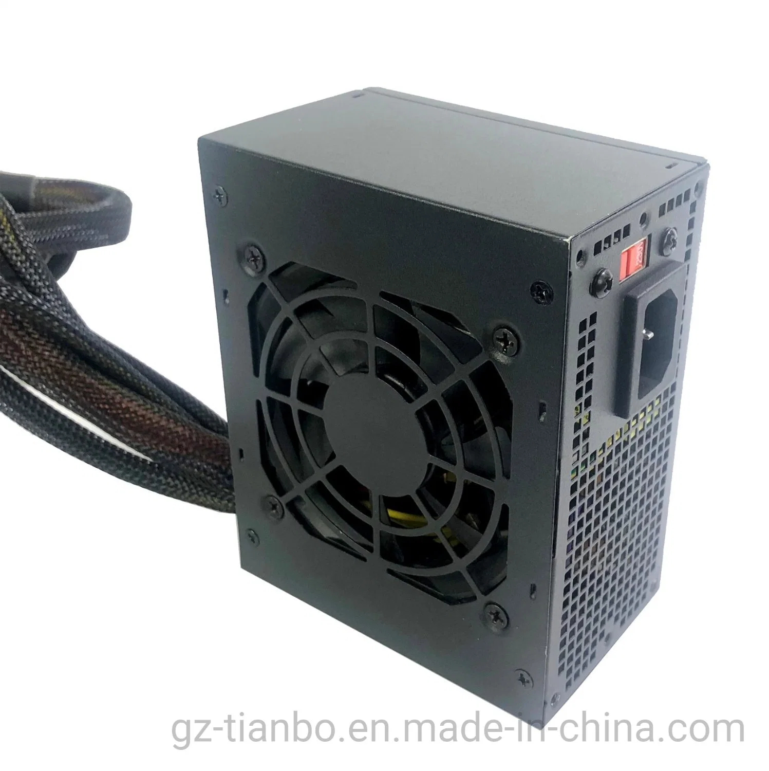 Fuente de Alimentación Mini ITX Sfx alimentación 12 V DC Desktop con ventilador silencioso negro de 8cm