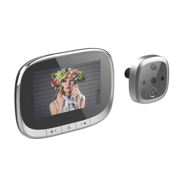 4.3 Inch Display Electronic Door Bell Video Infrared Camera Viewer with Motion Sensor