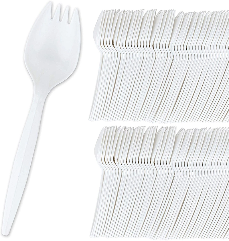 Disposable Medium Weight Plastic PP Cutlery 2.5g 140mm Spork