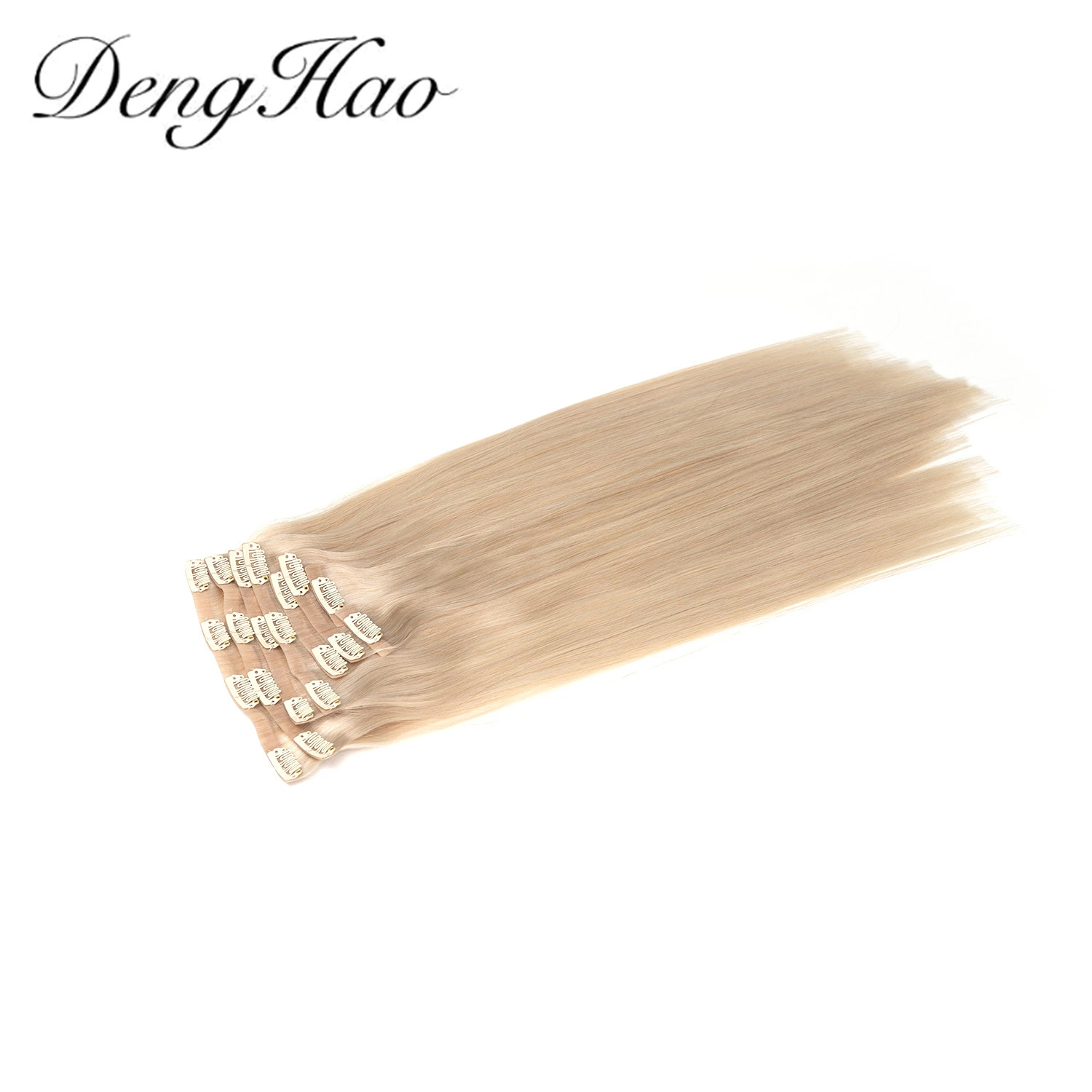 9A+ Top Quality Double Drawn 100% Human Hair Clip Ins Hair Extension