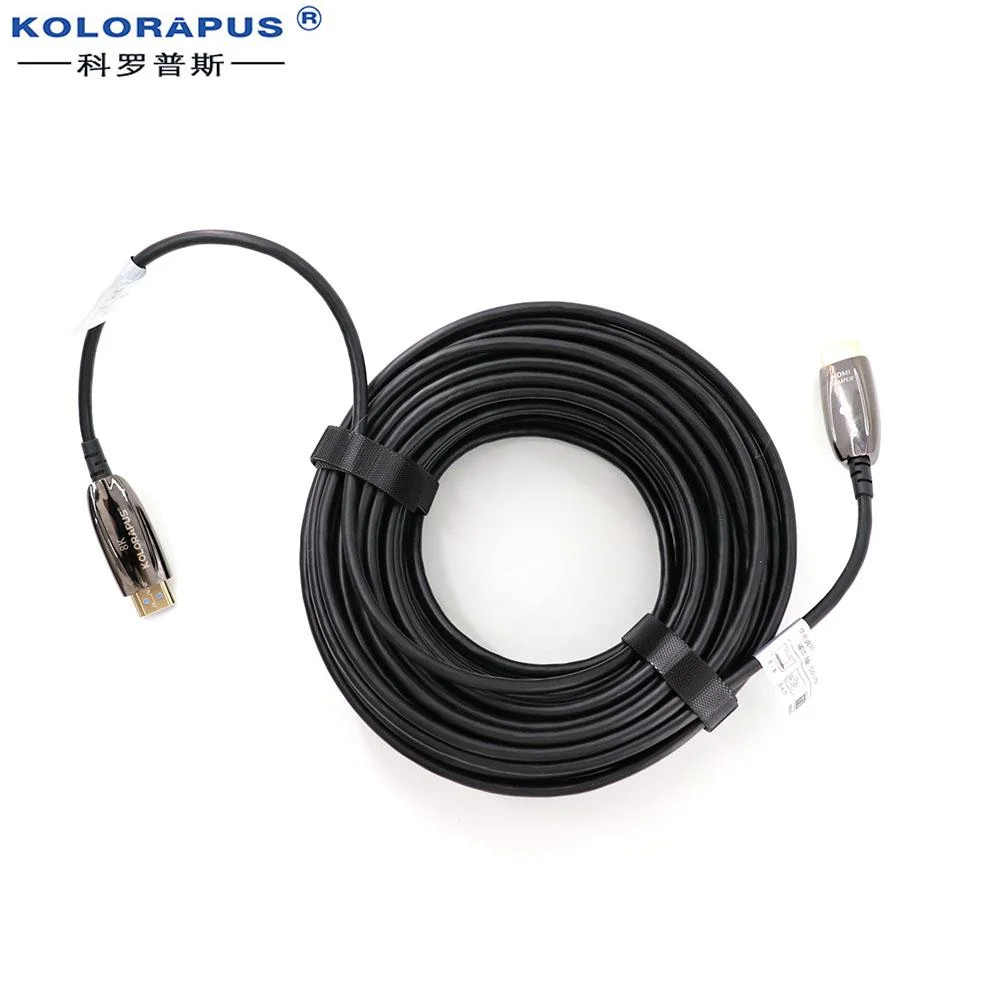 Kolorapus 5m 10m 15m 20m 25m 30m 50m 100m HDMI 8K 60Hz 48gbps 4K 60Hz 18gbps Aoc HDMI 2.1 2.0 Ultra-HD Active Optical Fiber Optic Cable