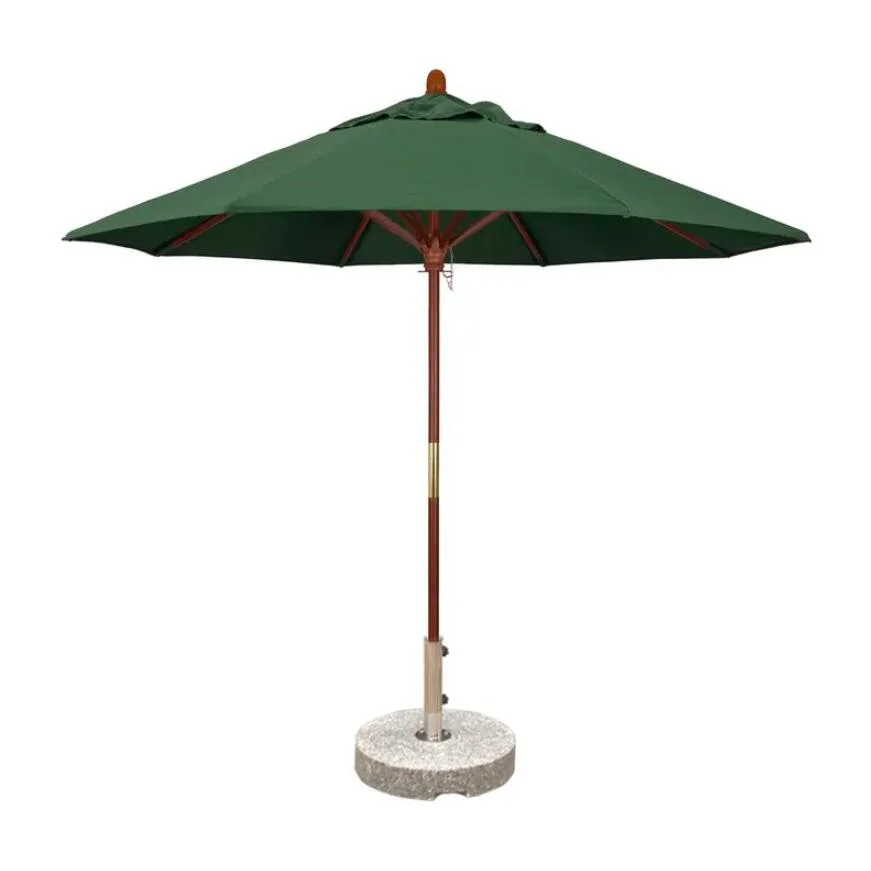 Wood Beach Umbrella with Various Style Available