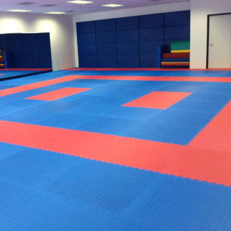 2cm 3cm 4cm Tapis EVA en caoutchouc pour Taekwondo Judo Tatami EVA