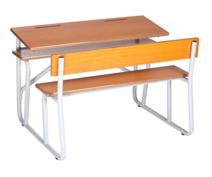 Hot Selling School Furniture School Wooden Bench Table Classroom Desk and Chair for Middle School Furniture