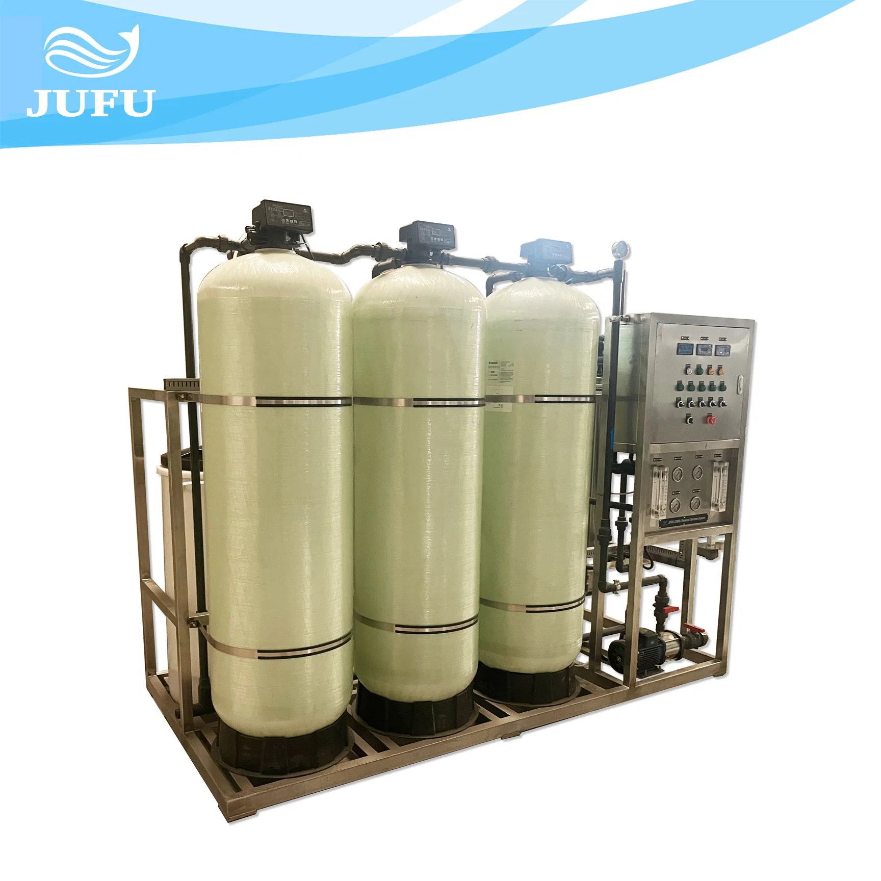 2000lph RO Water Purifier Water Treatment Plant Reverse Osmosis Underground Salt Water Borehole Water Treatment Equipment