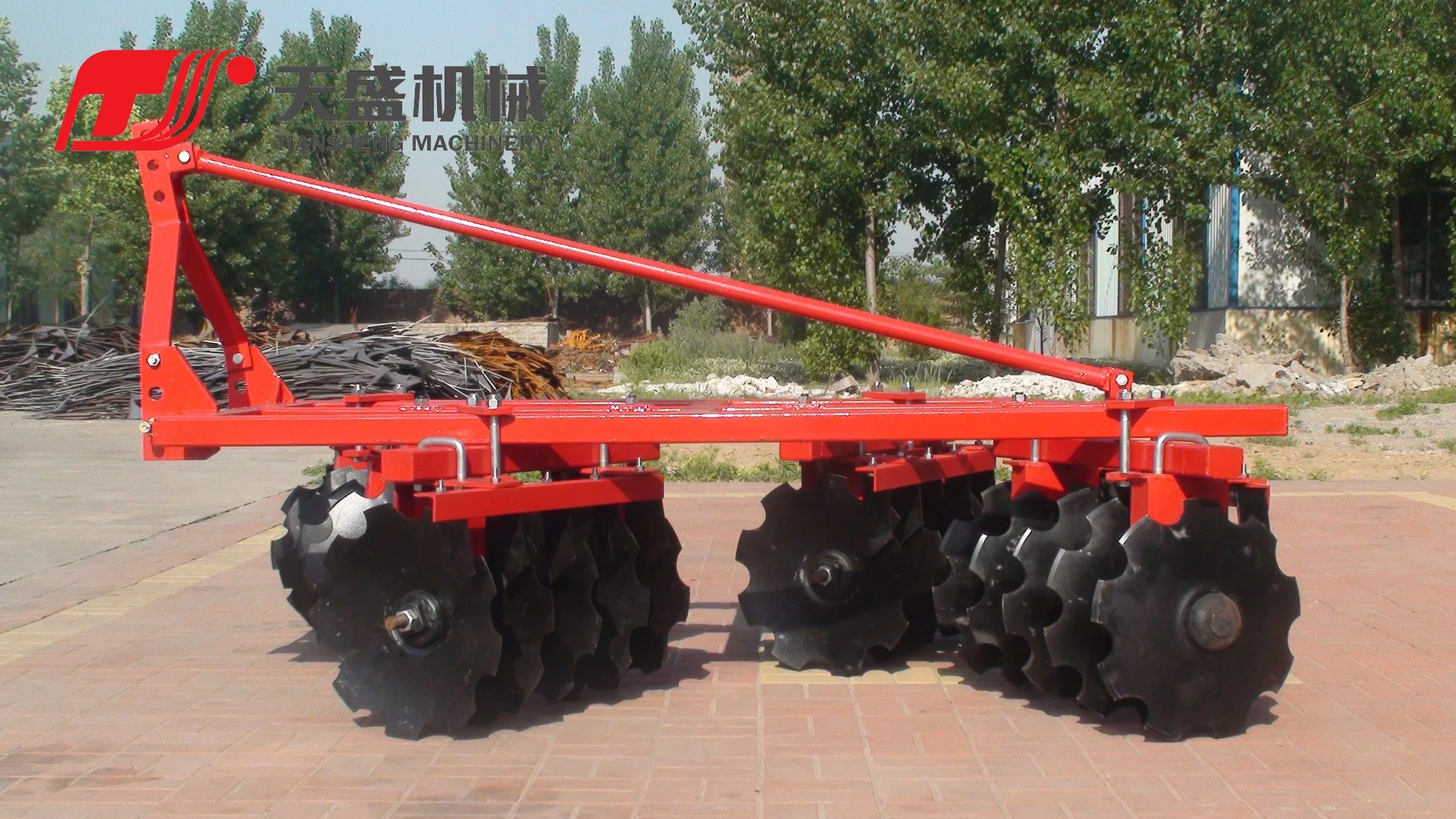 Reasonable Structure Easy to Use Easy Maintenance Tractor Hanging Symmetrical Opposed Disc Harrow