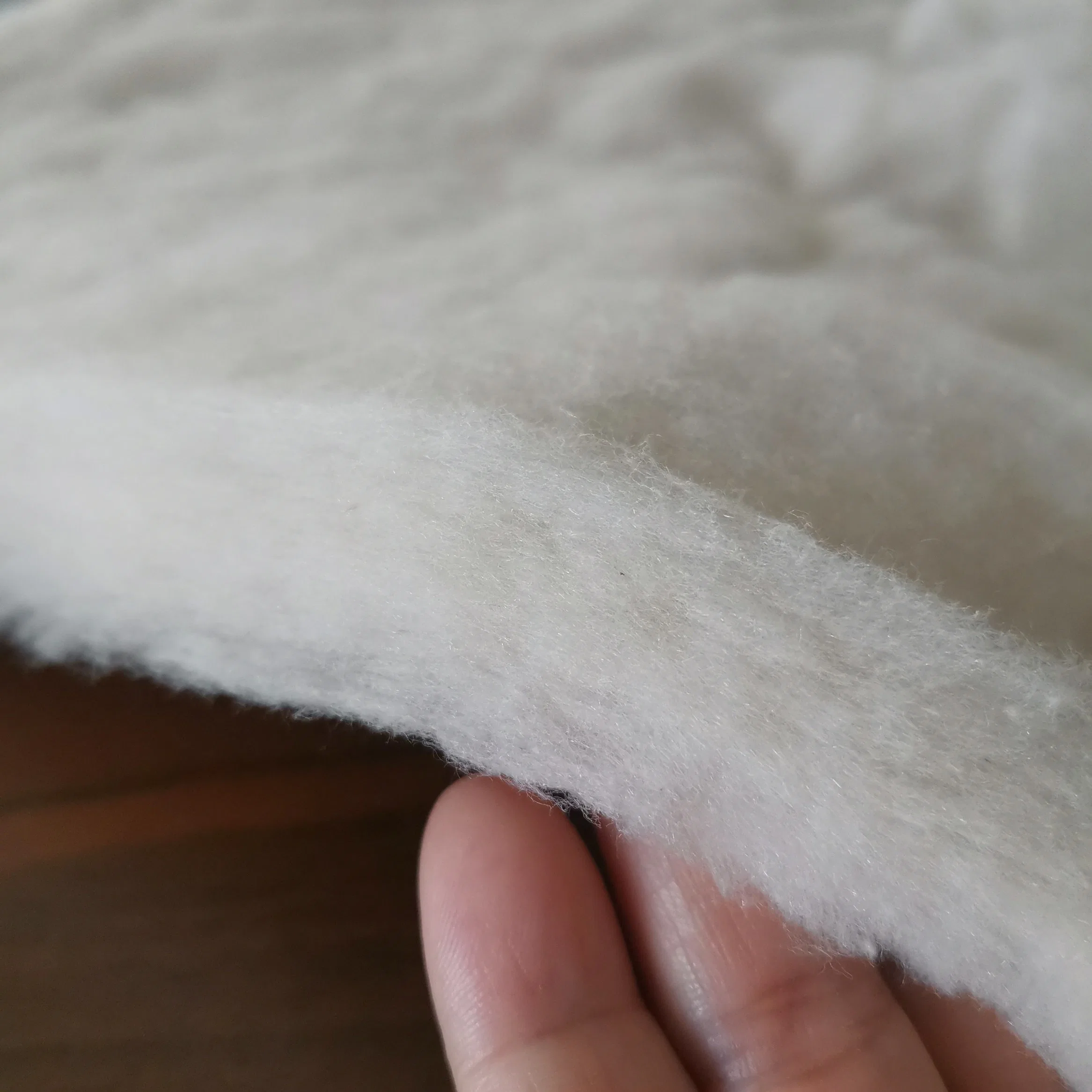 High Insulation Natural Kapok Fiber Polyester Textile Batting for Quilt Filling