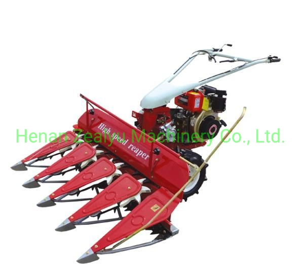 Mini Tractor Reaper 4s-120 Paddy Reaper Cutting Head Coupled