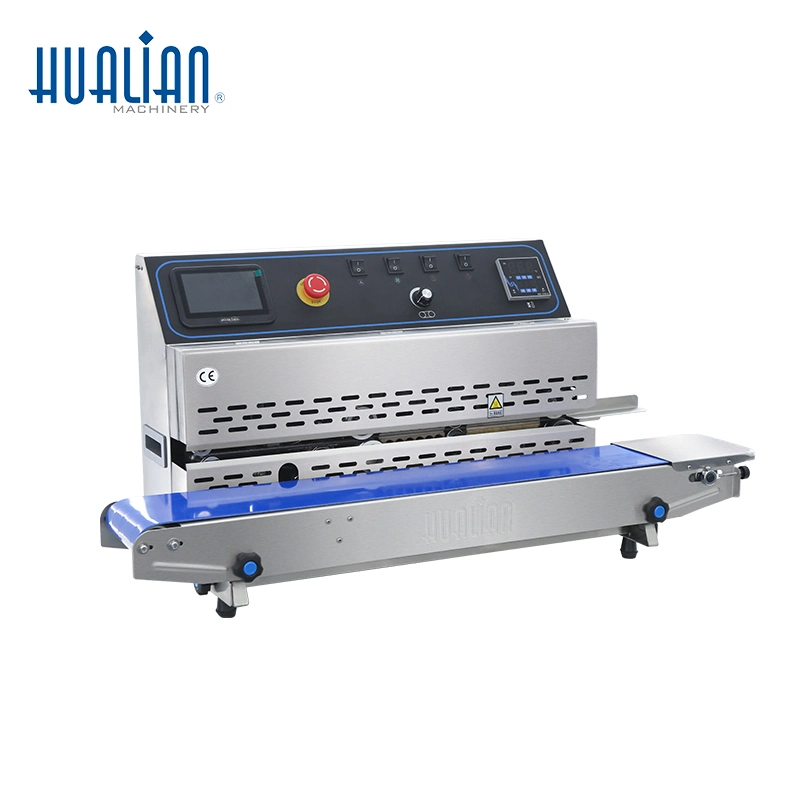 FRP-810I Hualian Stainless Steel Bag Sealing Machine Intelligent Ink-Jet Continuous Band Sealer