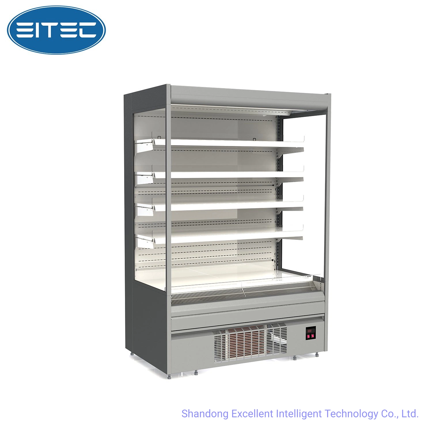 Supermarket Display Chiller Glass Door Beverage Storage Fridge