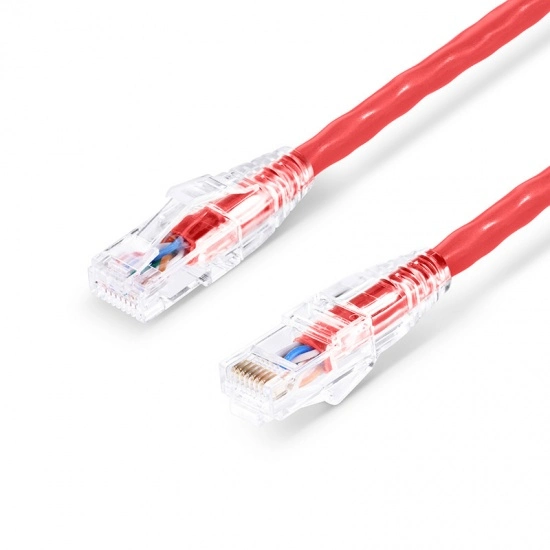 3FT (1m) Cat5e Snagless Unshielded (UTP) PVC RJ45 LSZH Ethernet Patch Cable, Red