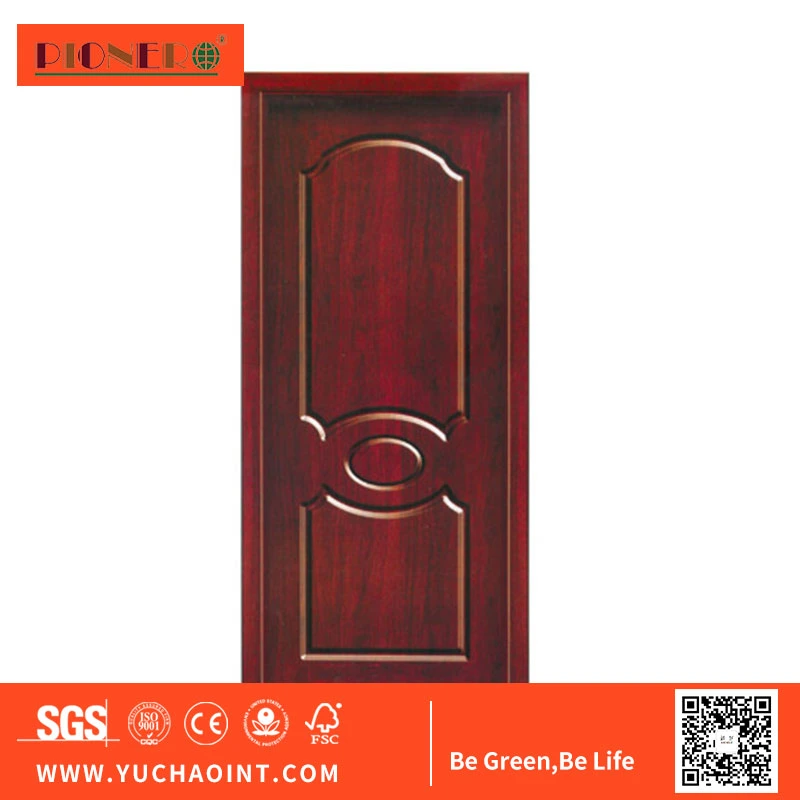 Wooden Color Laminated Molded HDF Door Skin