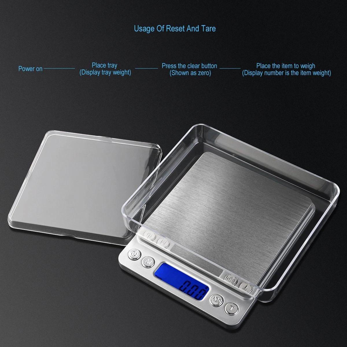 Stainless Steel High Precision Digital Kitchen Scale