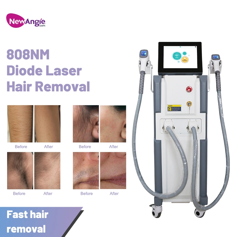 808 755 1064 Nm Appareils SPA de l'équipement utilisé pour mesdames 1200W 808 Diode Épilation au laser pour le visage de façon permanente le corps de la machine