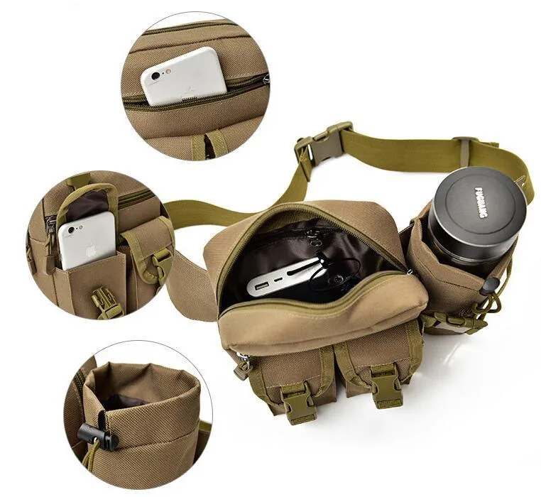 Pack deportivo de running táctica impermeable para la cintura de la bolsa Hombres Wbb11736