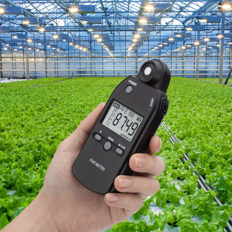 High Precision Digital Ppfd Meter for LED Greenhouse Grow Lights
