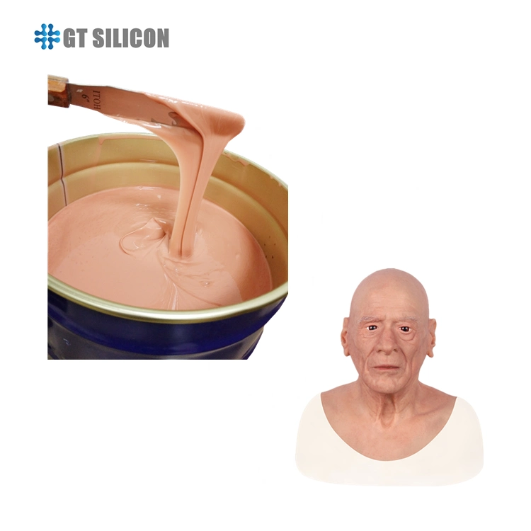 Life Casting medizinische Qualität injizierbare Silikon-Gummi für Mask machen