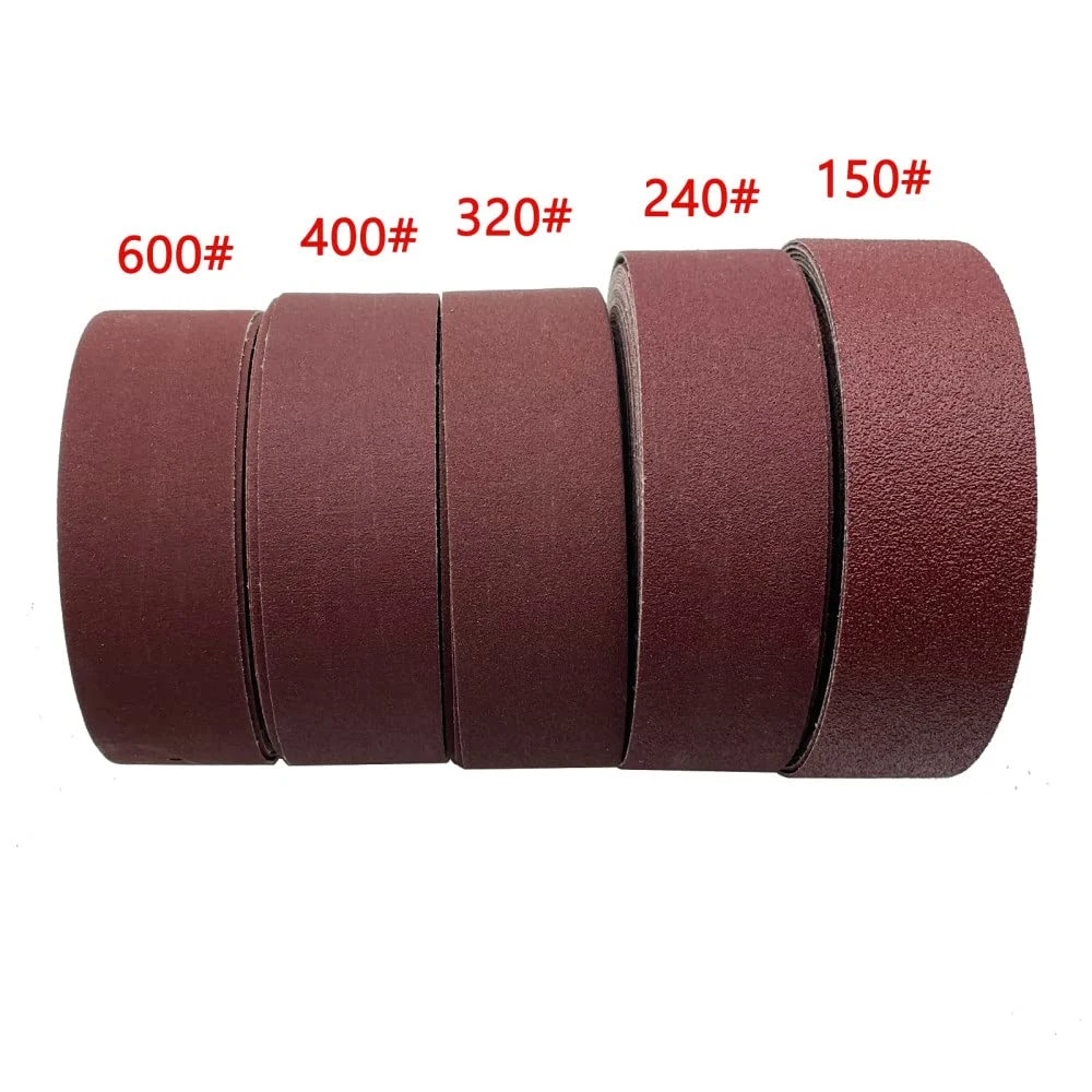 Sharpness 50mm X 50m Grit 40/60/80/100/120/150-800 Aluminum Oxide Abrasive Hand Use Sanding Cloth Tj113 Jb-5