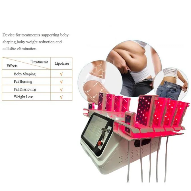 Portable 210MW Lipolaser Slimming System Japan Mitsubish Lamps 5D Lipo Laser Fat Removal Health Care Body Slimming Weight Loss Beauty Machine