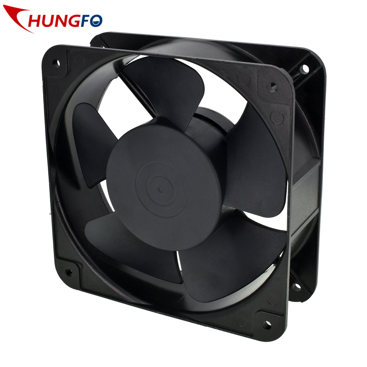 Ventilador de CA de enfriamiento de metal axial de escape de flujo de aire de alto rendimiento de 180X180X60 mm