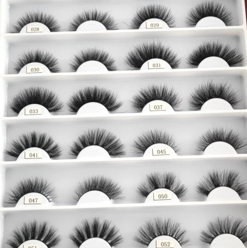 2023 Eyelash 3D Mink Wholesale/Supplier OEM Real Kolinsky Makeup False Eyelashes