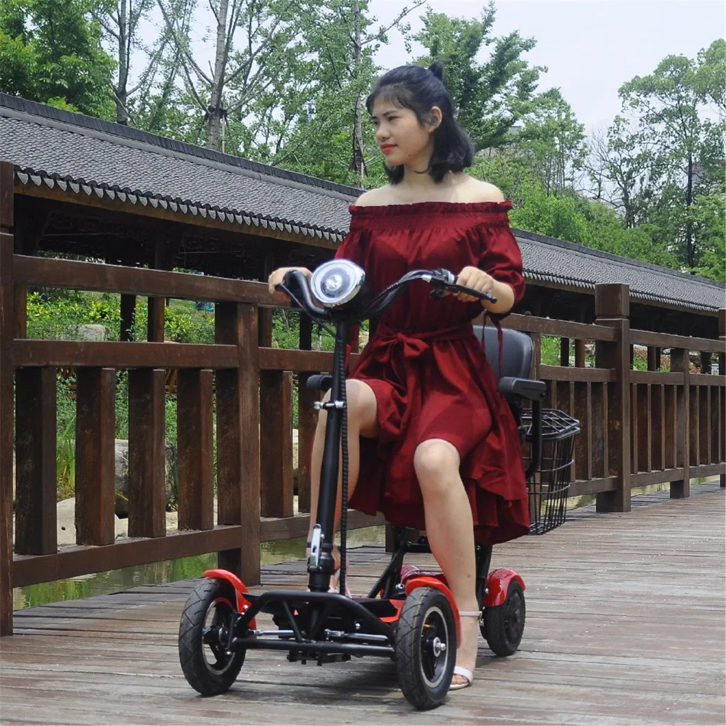 Popular Sale EU Warehouse Wholesale/Supplier 500W Foldable Electric Mobility Scooter Four-Wheel Scooter for Disabled