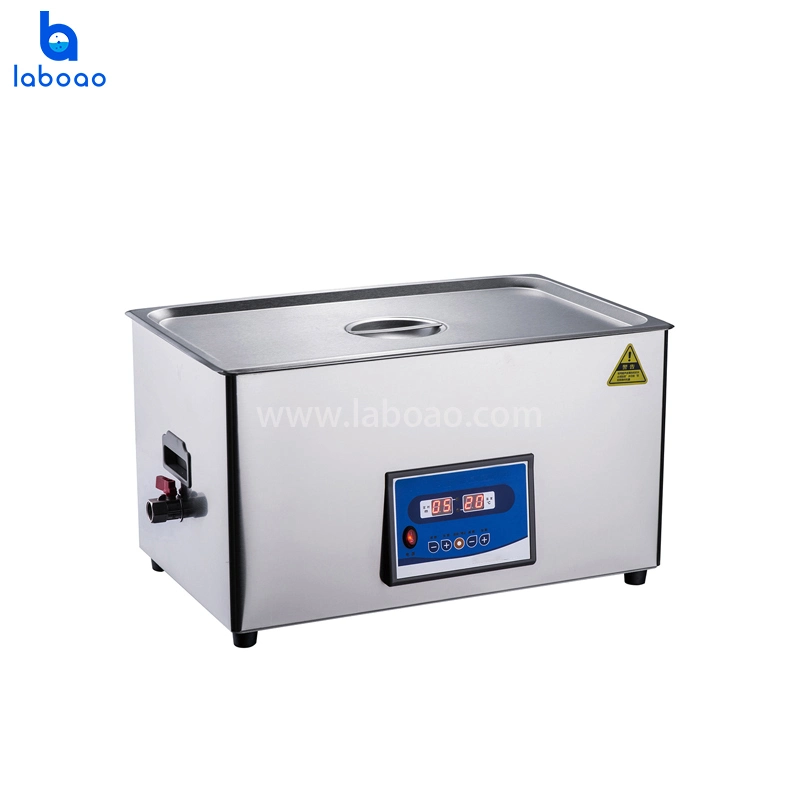 3L Small Laboratory Uses Ultrasonic Cleaner Machine to Clean Flask Dirt